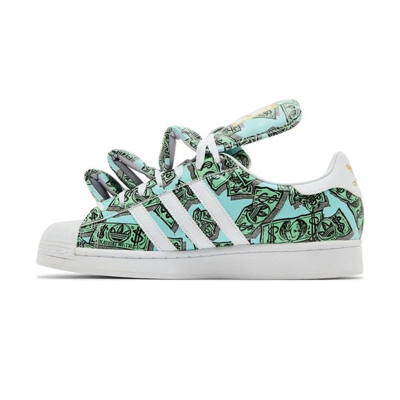 adidas Other - Adidas Originals x Jeremy Scott • Money Print Superstar Sneakers